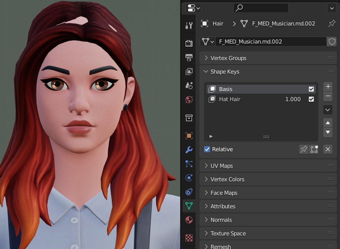 Pepper Thorne - Fortnite Low-poly 3D model_17