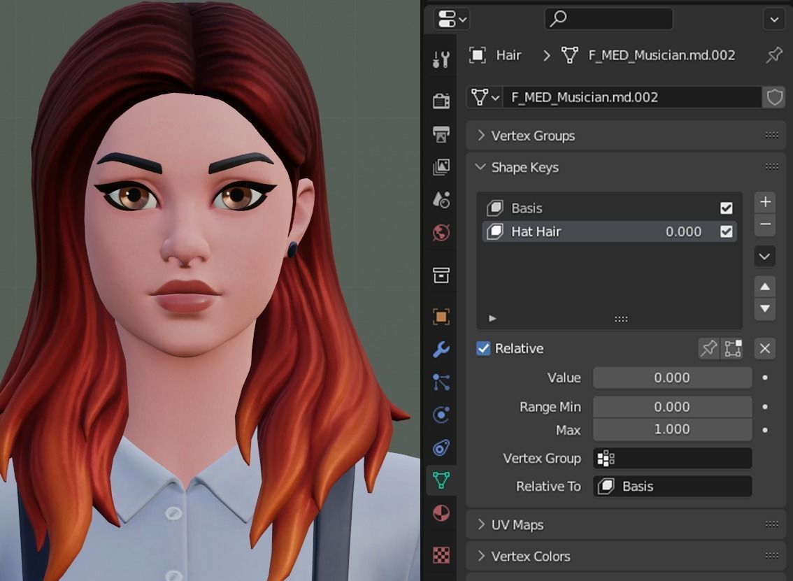 Pepper Thorne - Fortnite Low-poly 3D model_16