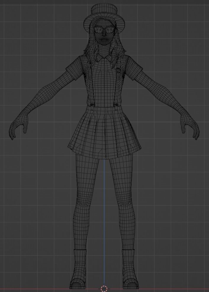 Pepper Thorne - Fortnite Low-poly 3D model_19