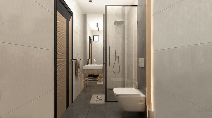 Penthouse design 3D model 6