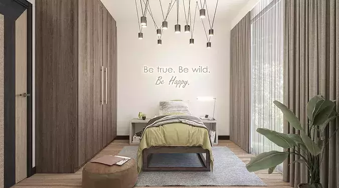 Penthouse design 3D model 5