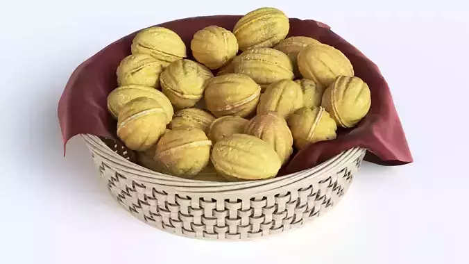 Cookies - nuts with condensed milk