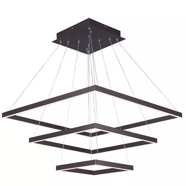 Agir LED Unique Tiered Chandelier 3D model