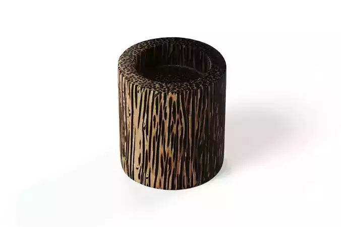 POLYPASTA - Wooden candleholder 01