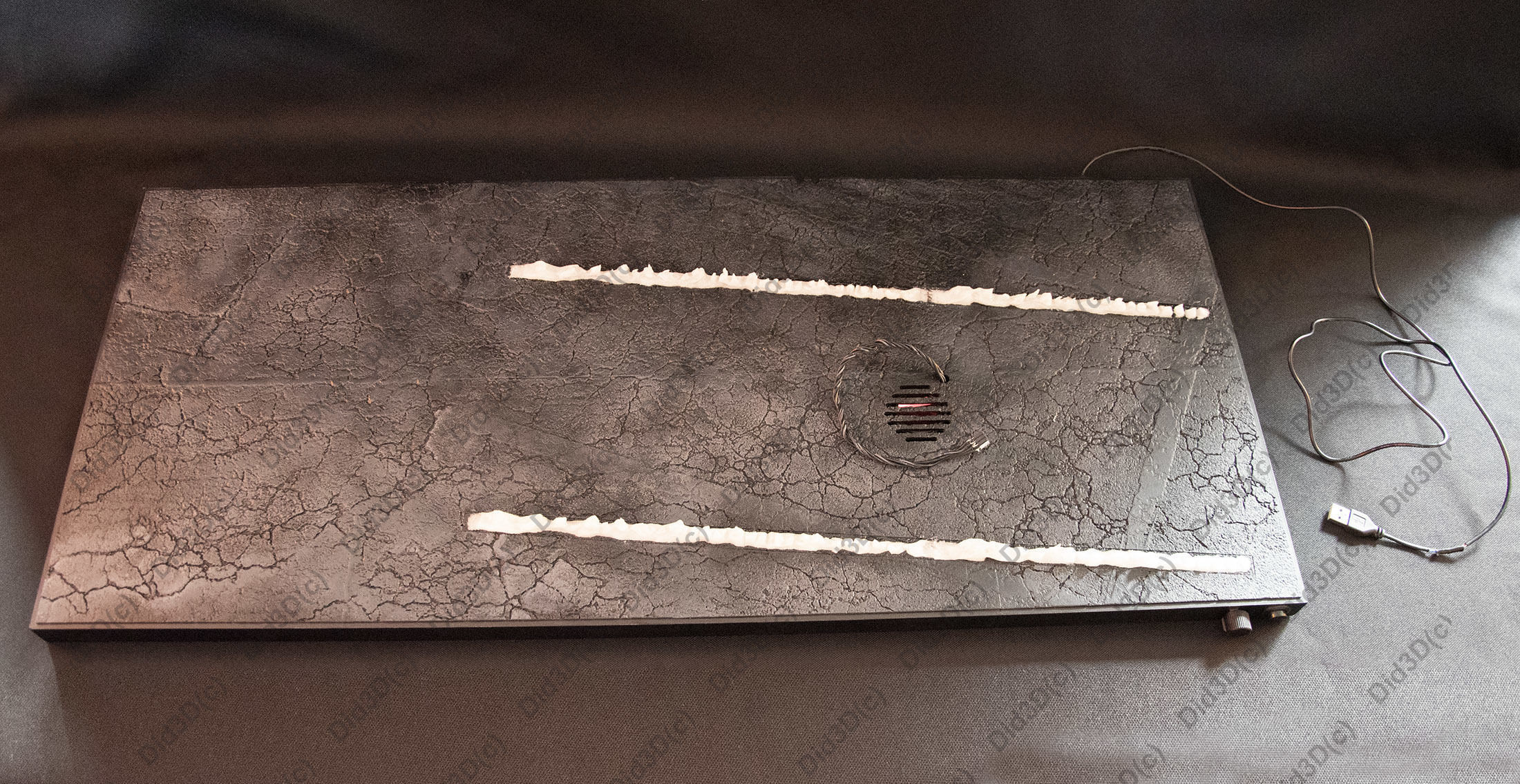 Display Base on fire for Delorean 1-8 Did3D  3D print model_6