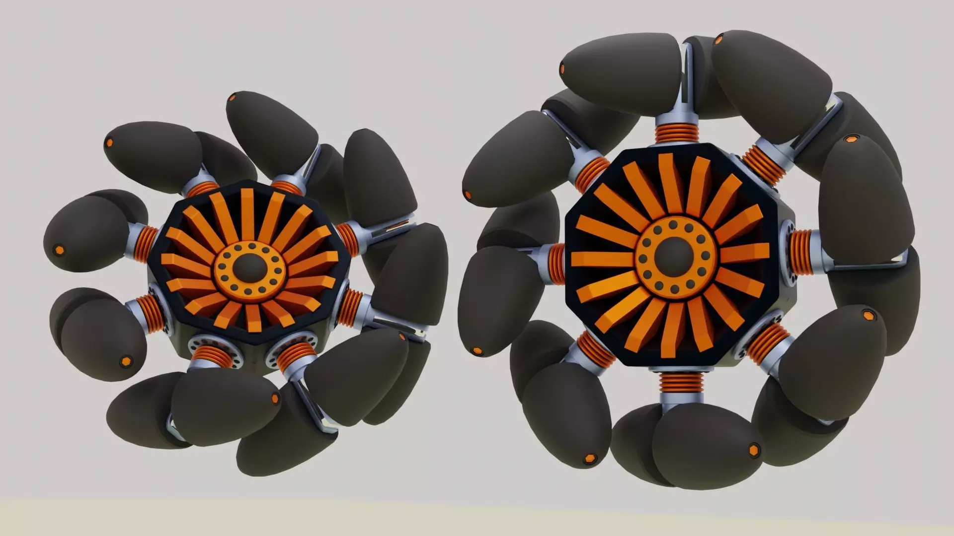 Scientific Device Low-poly 3D model Low-poly 3D model