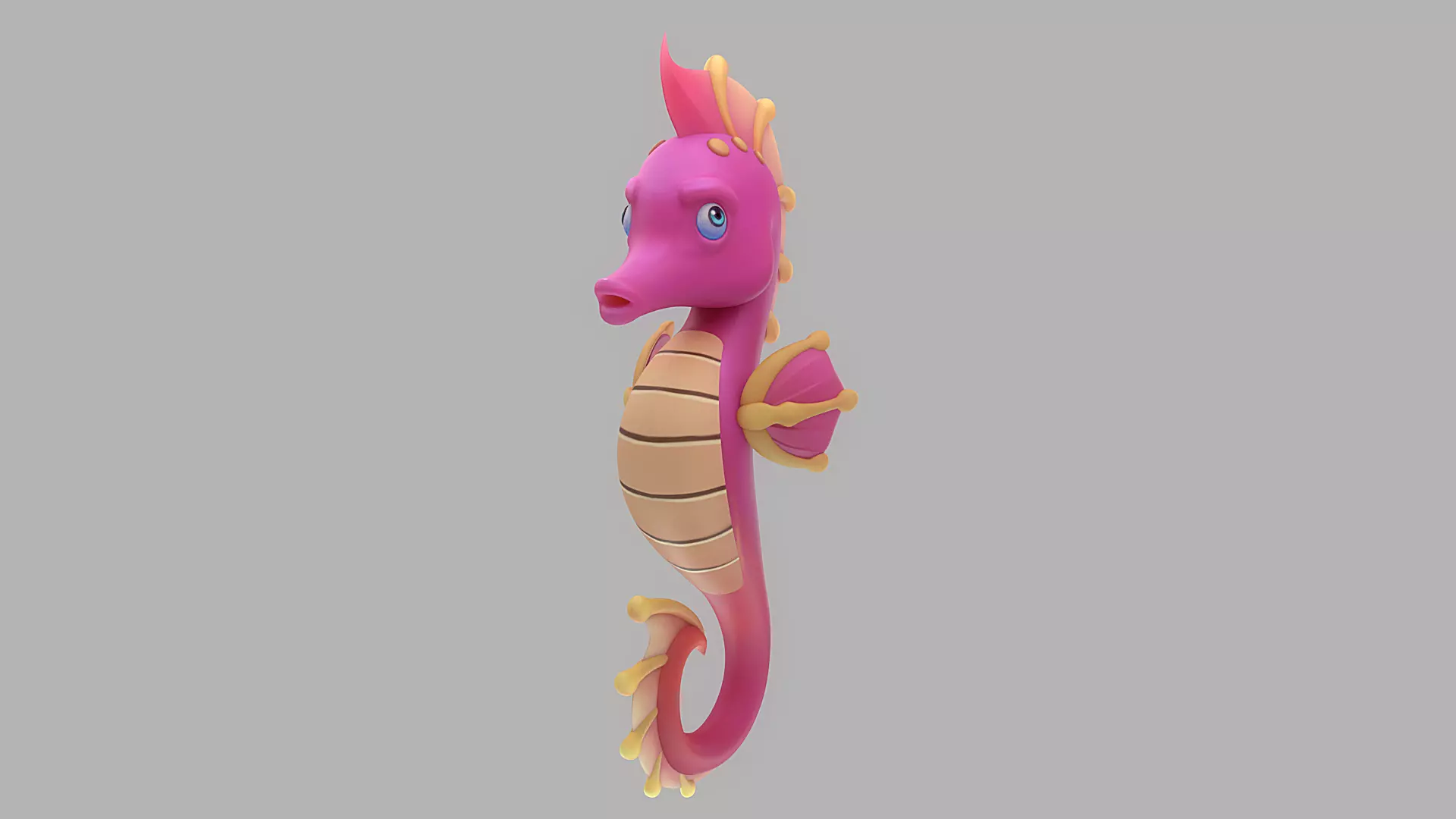 Cartoon Fish 8 Low-poly 3D model_0