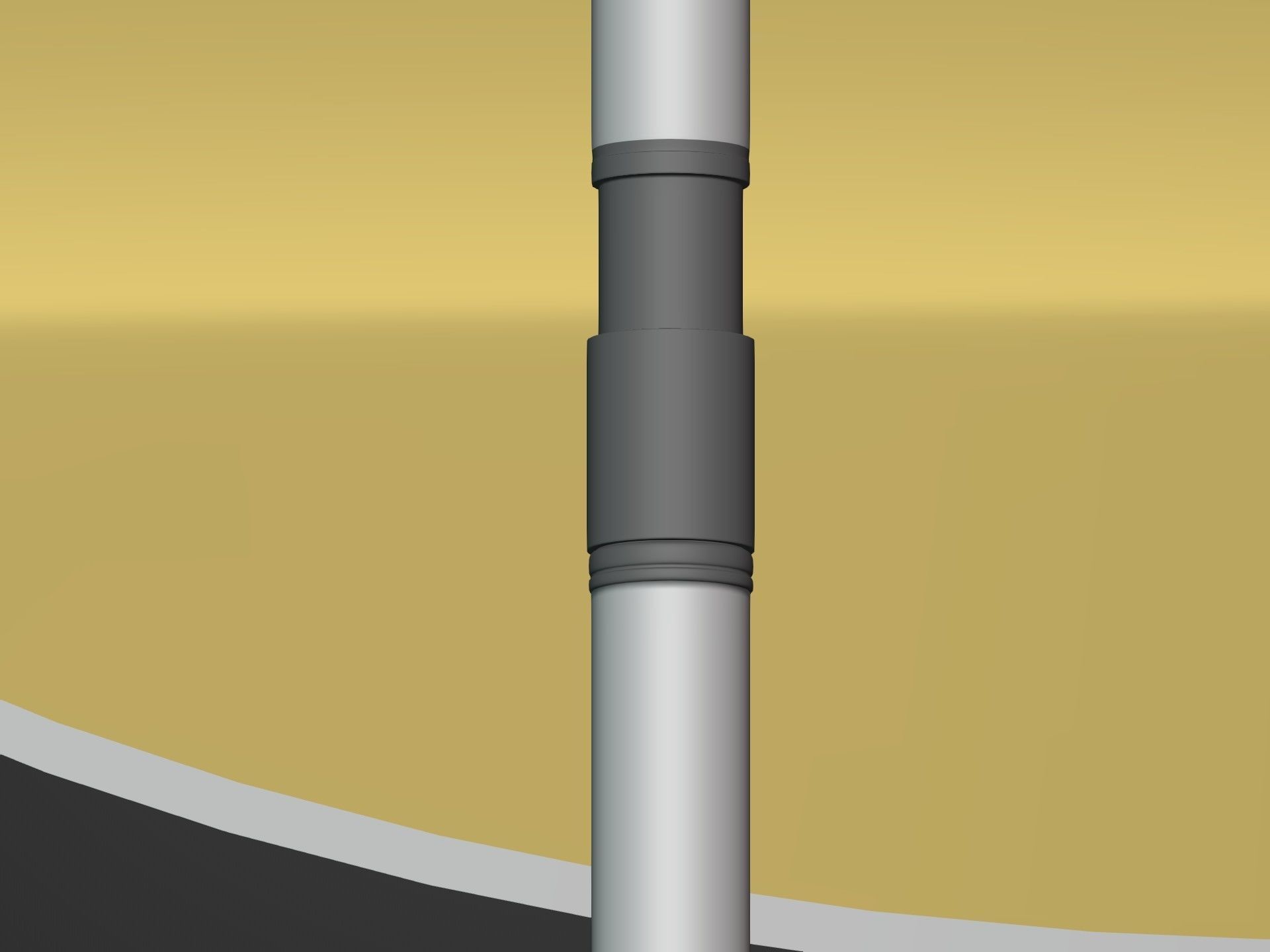 Beach Umbrellas Pack Low-poly 3D model_19