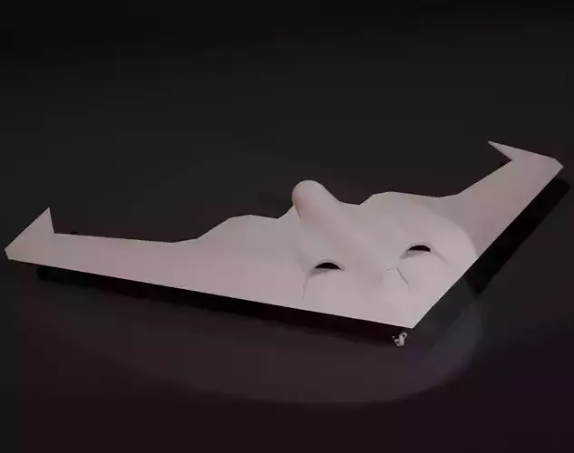 UCAV Drone Base Mesh 3D Model