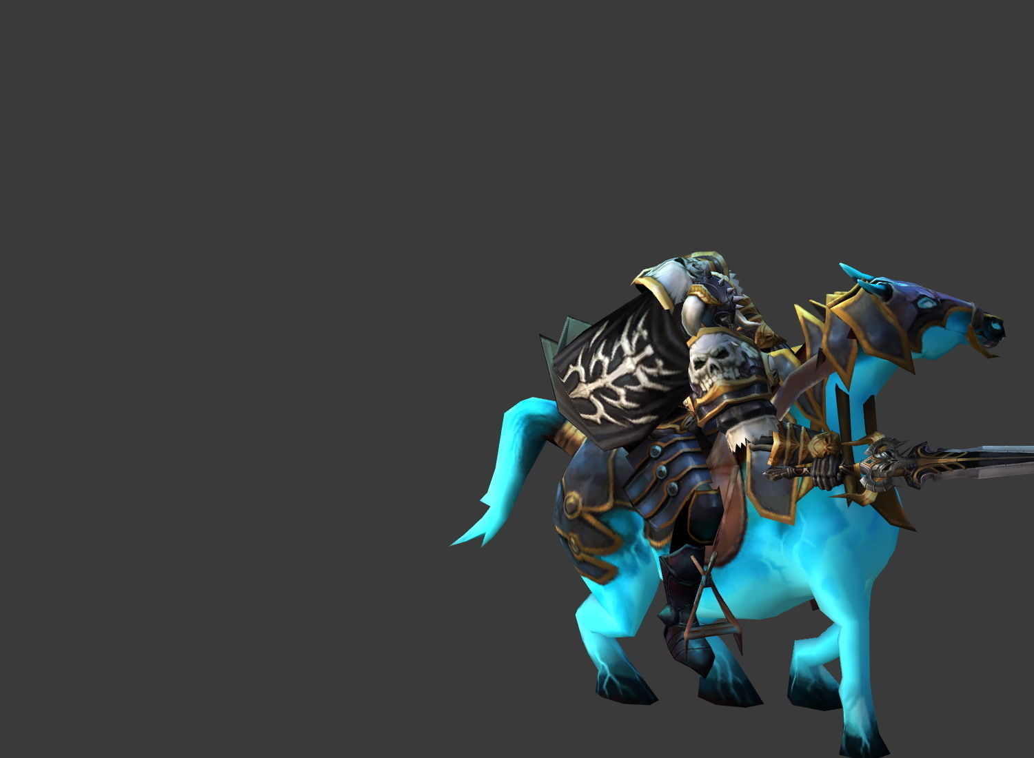 Fantasy Chess RPG Character - Ghost Rich Low-poly 3D model_3