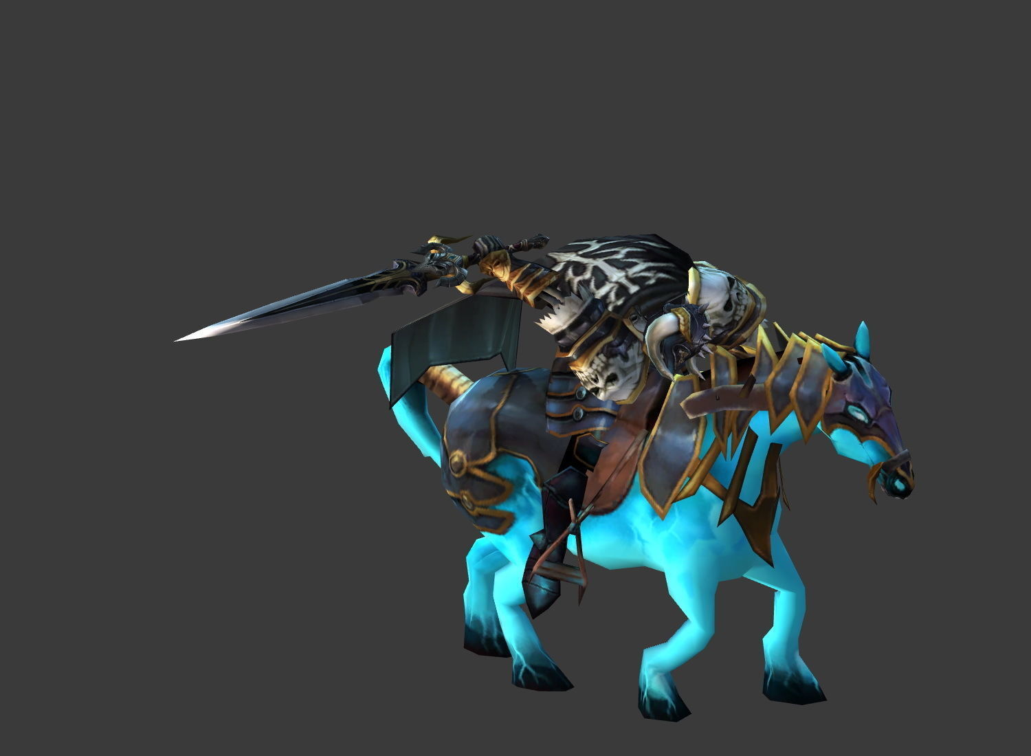 Fantasy Chess RPG Character - Ghost Rich Low-poly 3D model_5