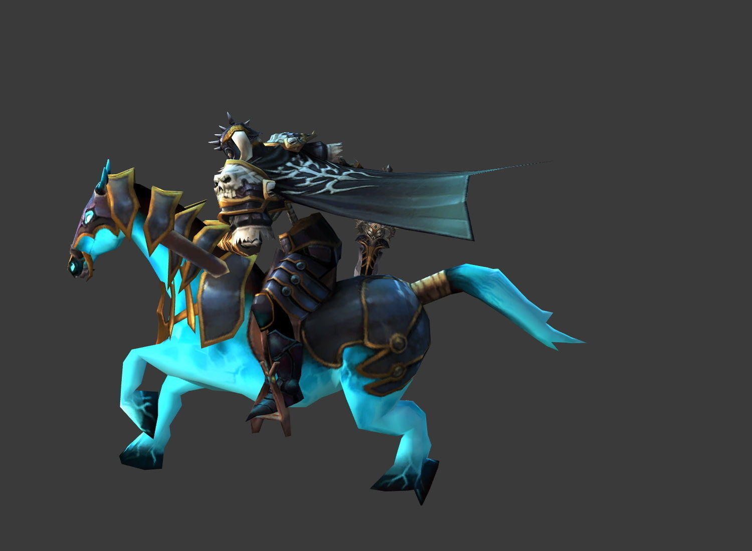 Fantasy Chess RPG Character - Ghost Rich Low-poly 3D model_6