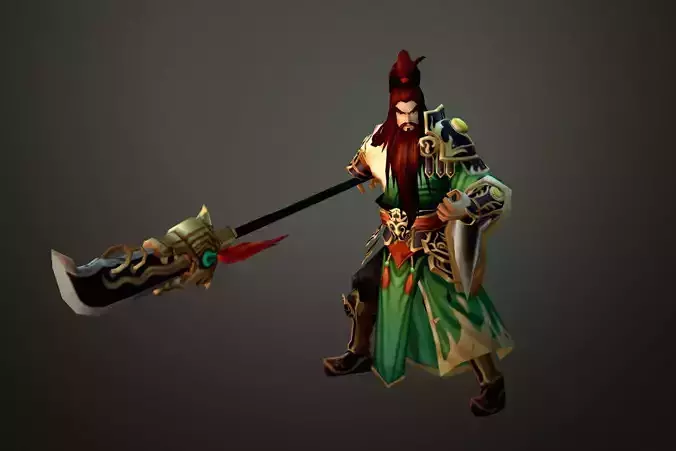 Fantasy Chess RPG Character - Guanyu