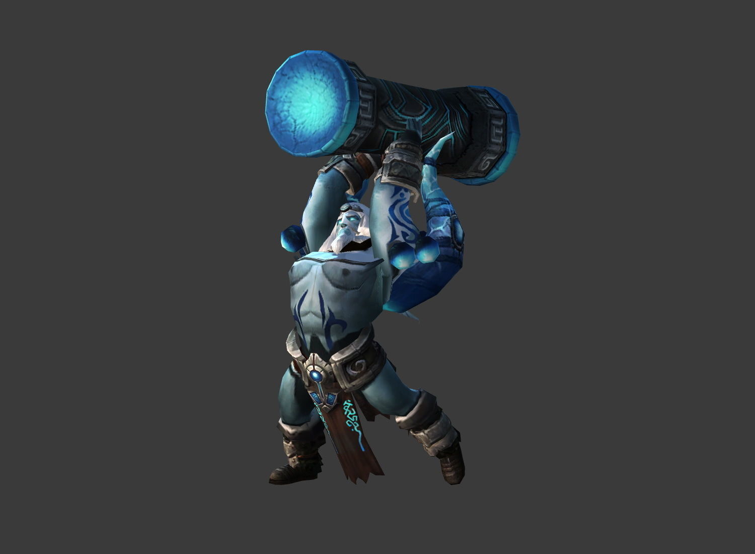 Fantasy Chess RPG Character - Gyges Low-poly 3D model_5