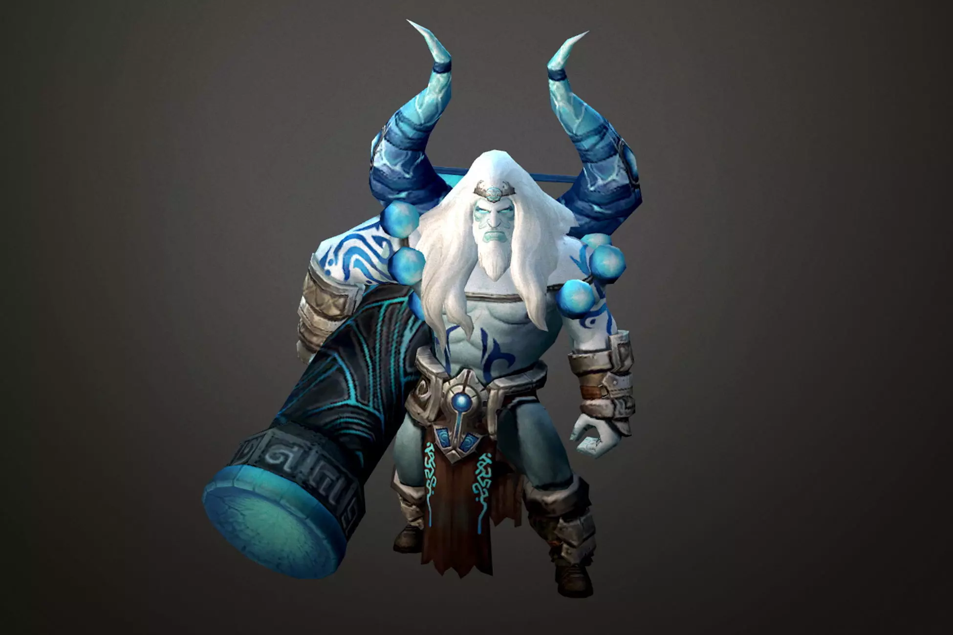 Fantasy Chess RPG Character - Gyges Low-poly 3D model_0