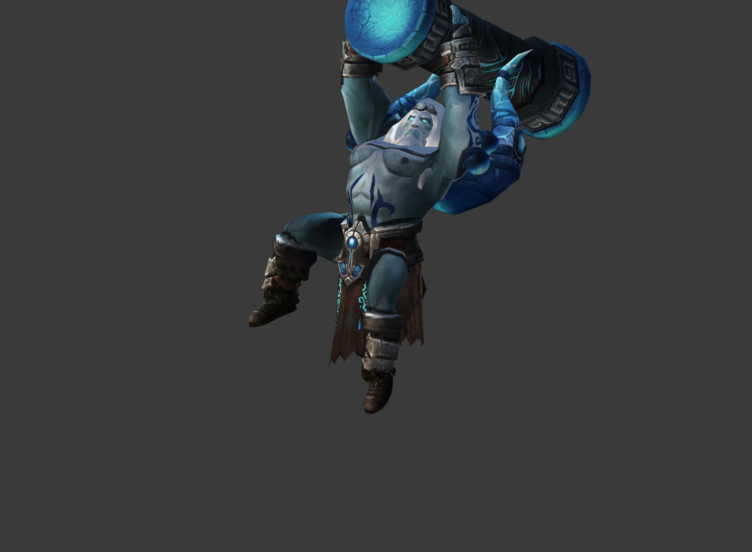 Fantasy Chess RPG Character - Gyges Low-poly 3D model_6