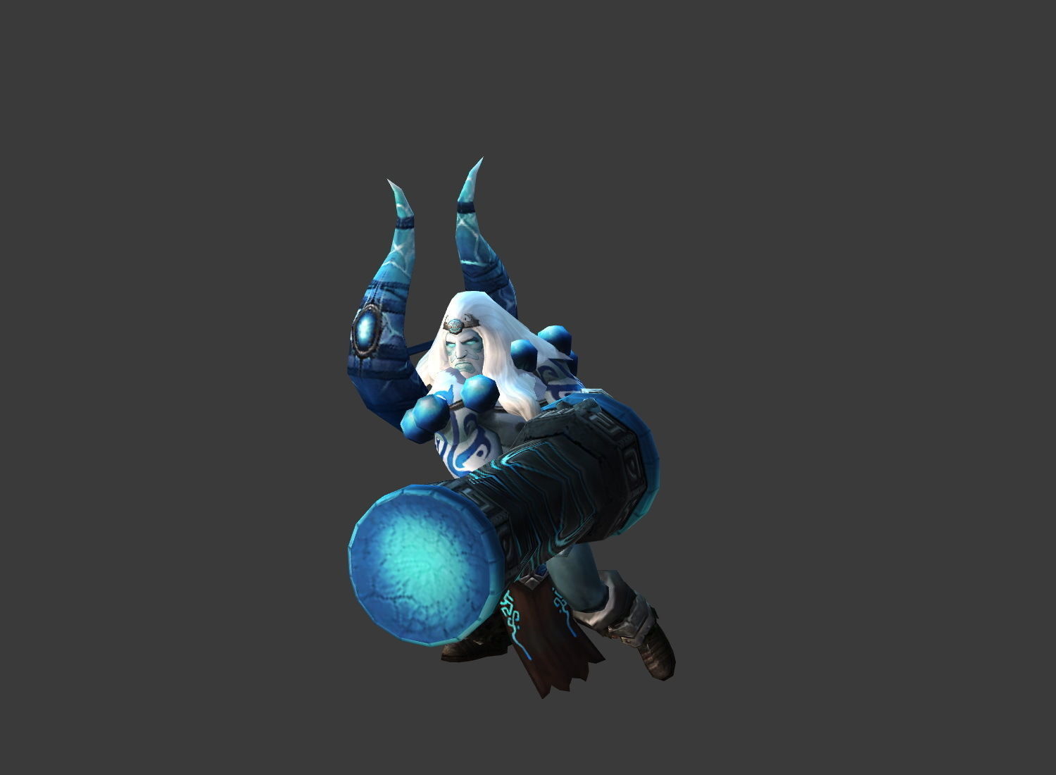 Fantasy Chess RPG Character - Gyges Low-poly 3D model_3