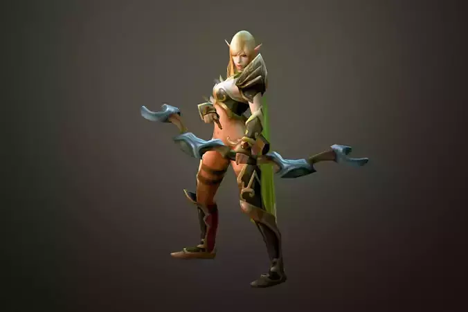Fantasy Chess RPG Character - High Elf