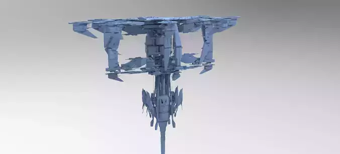 Alien Sci-fi base platforms 13 