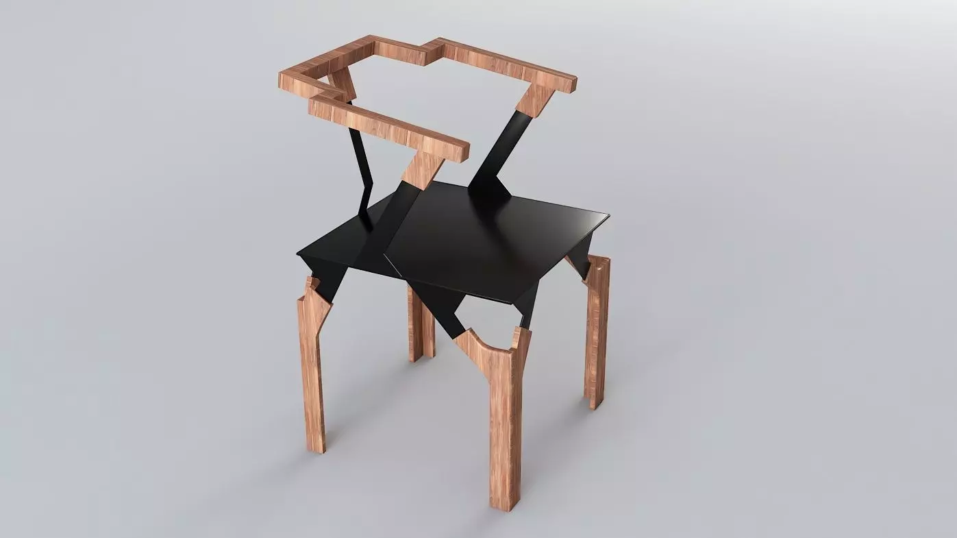 Chair 1021 3D model_0