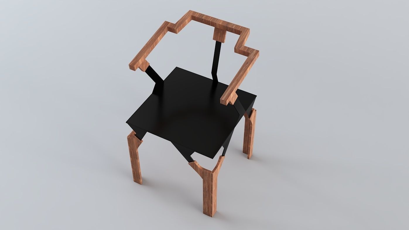 Chair 1021 3D model_2