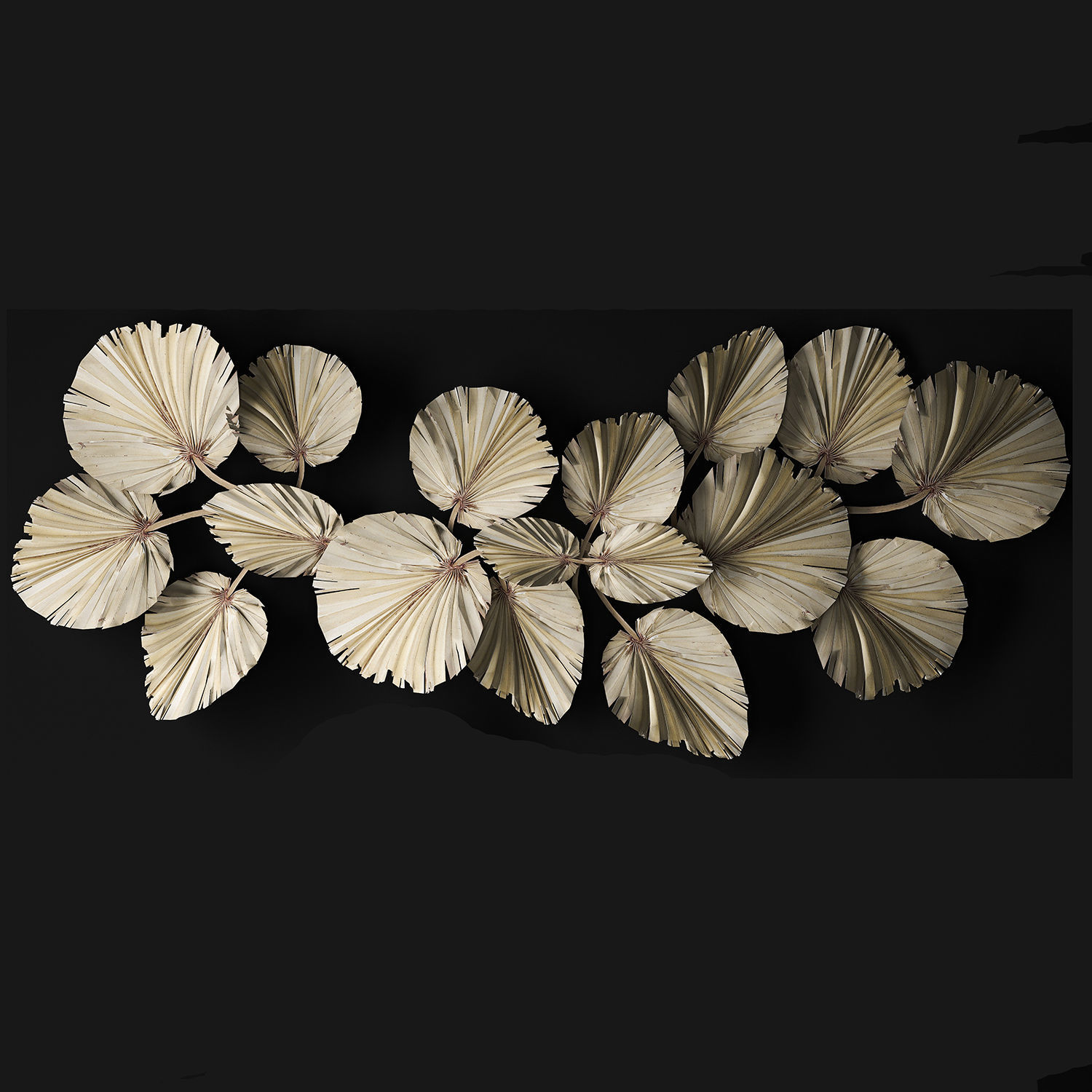 wall panel made of dry palm leaves 238 3D model_5