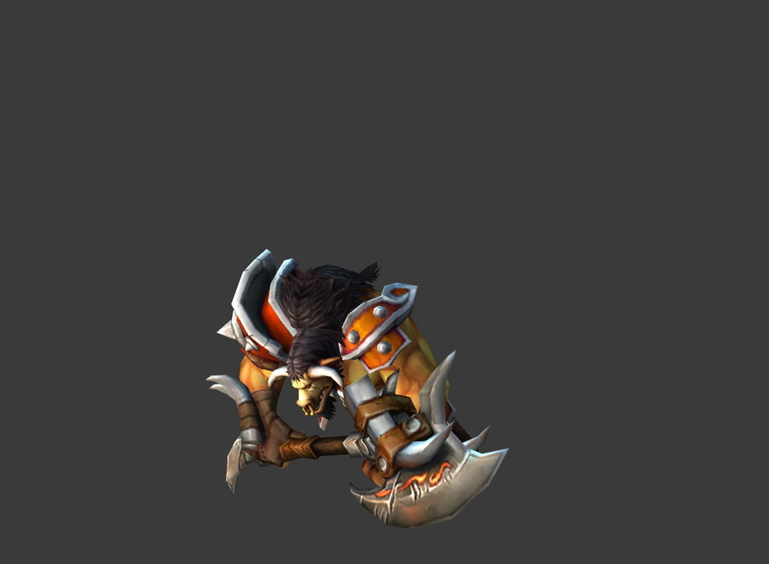 Fantasy Chess RPG Character - Minota Low-poly 3D model_3