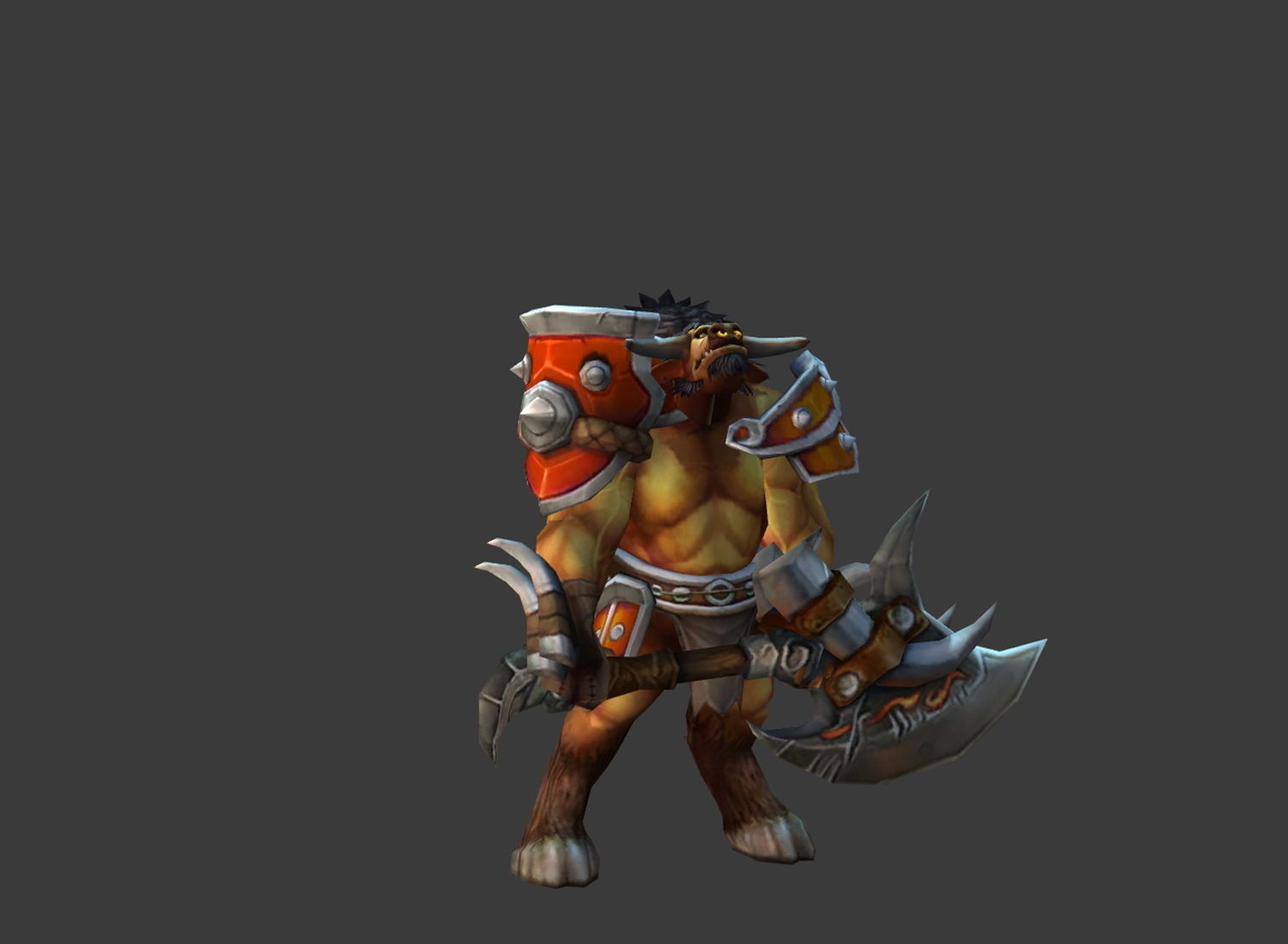 Fantasy Chess RPG Character - Minota Low-poly 3D model_6