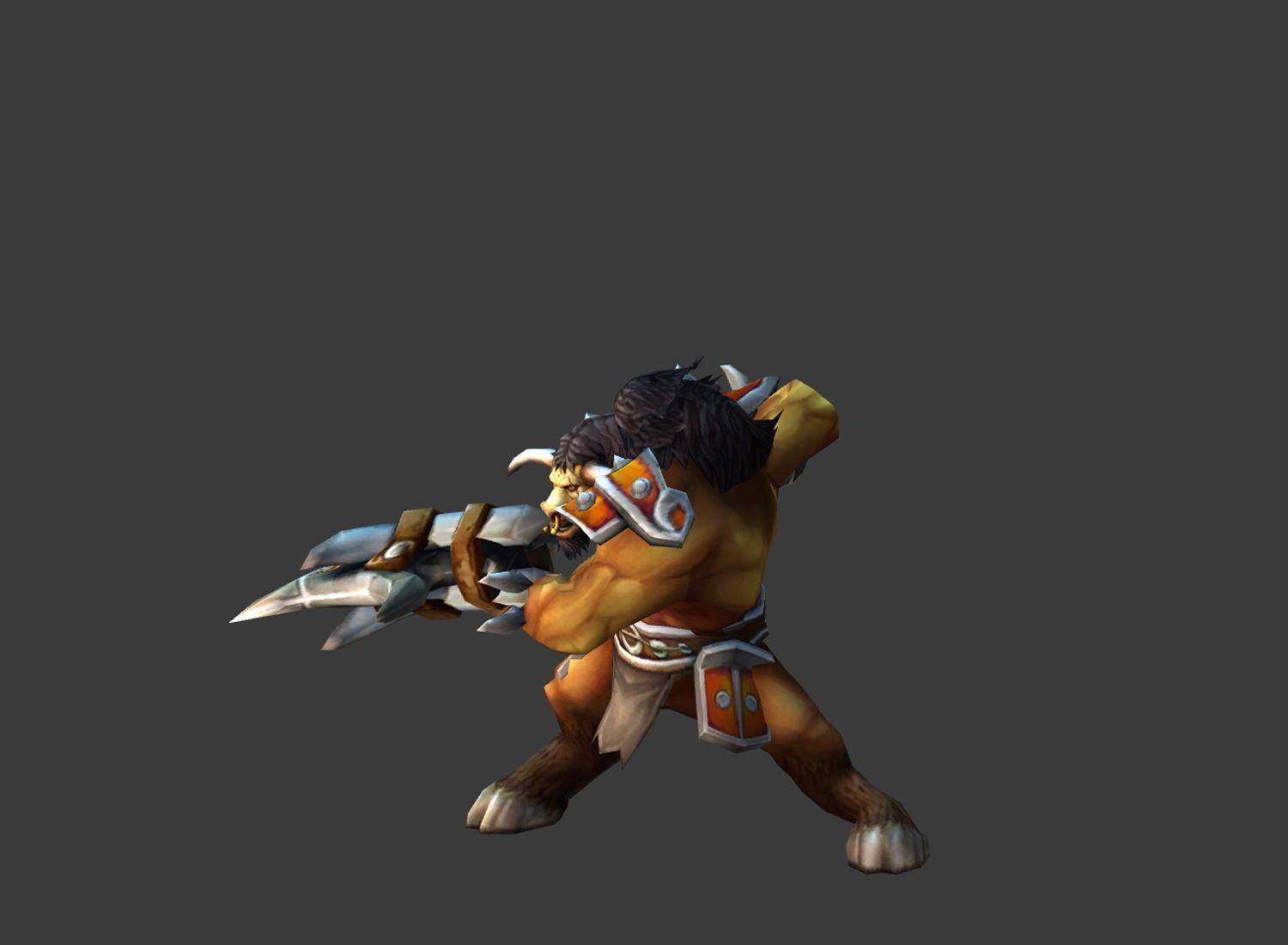 Fantasy Chess RPG Character - Minota Low-poly 3D model_5