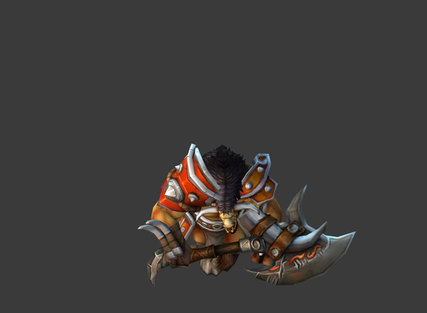 Fantasy Chess RPG Character - Minota Low-poly 3D model_4