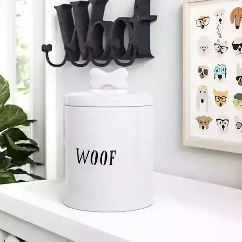 Woof Pet Treat Jar