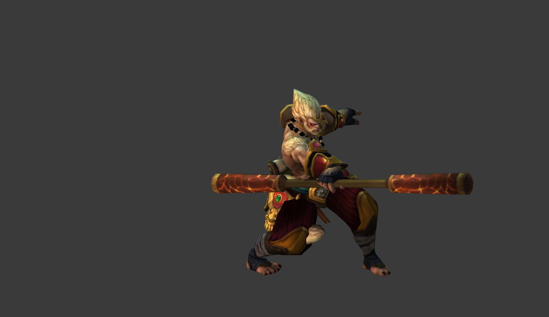 Fantasy Chess RPG Character - Ogong Low-poly 3D model_4