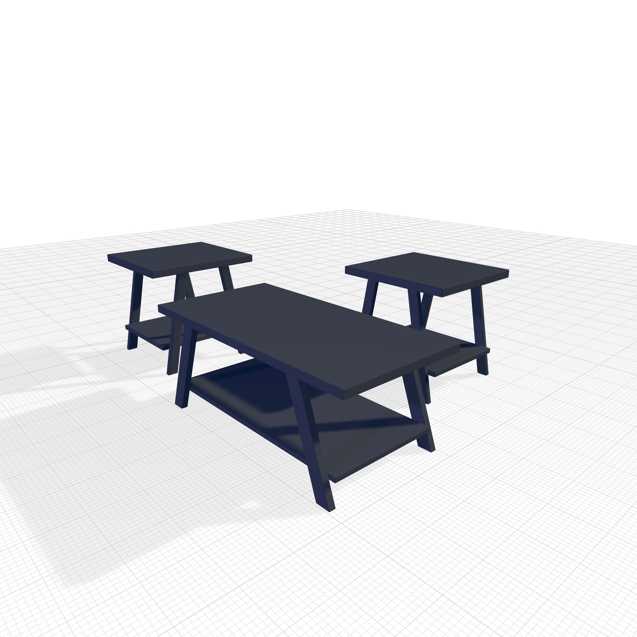 Filipek Coffee Table Set 3D model_1