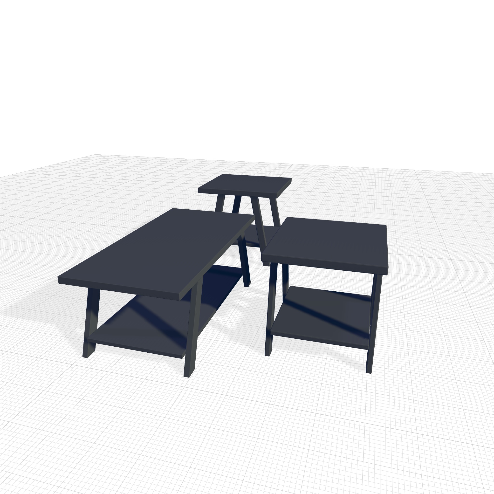 Filipek Coffee Table Set 3D model_2