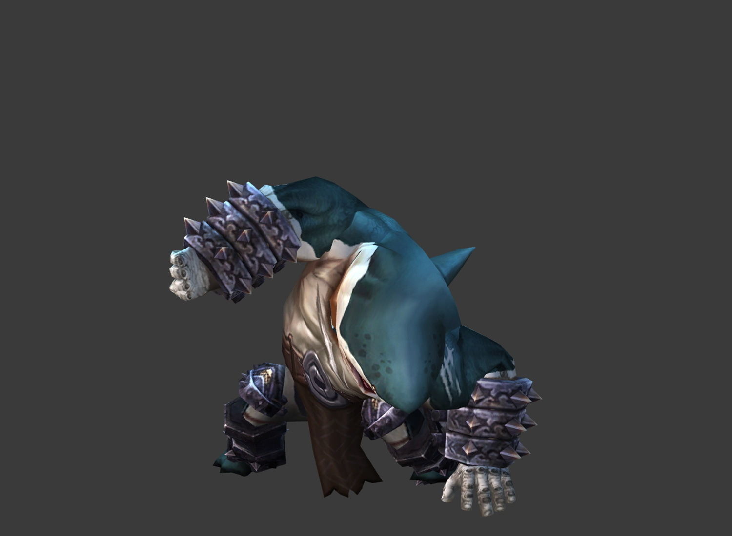 Fantasy Chess RPG Character - Sea Despot Low-poly 3D model_7