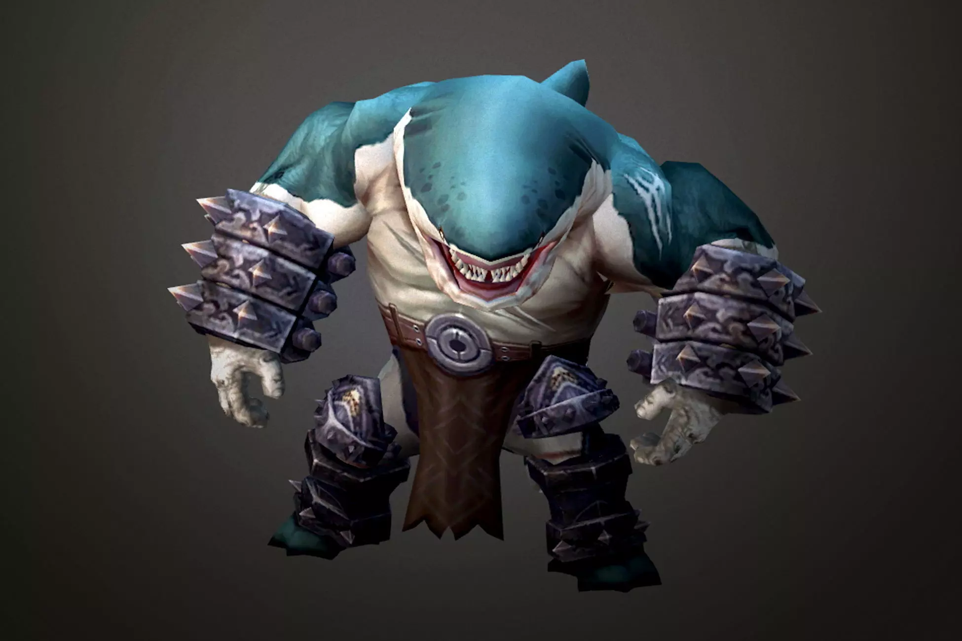 Fantasy Chess RPG Character - Sea Despot Low-poly 3D model_0