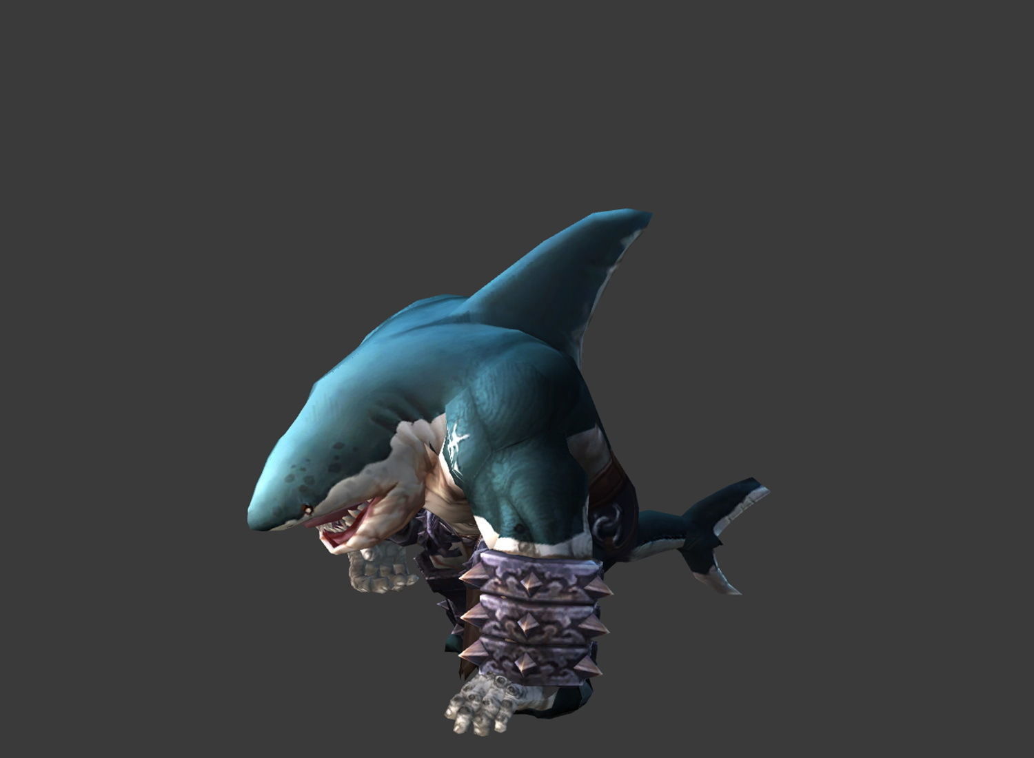 Fantasy Chess RPG Character - Sea Despot Low-poly 3D model_5