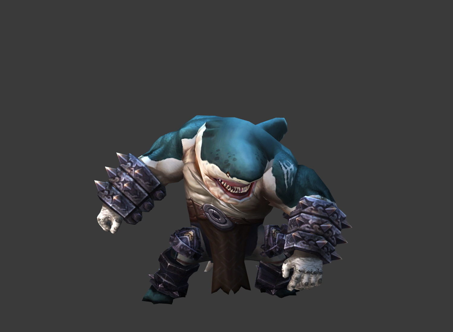 Fantasy Chess RPG Character - Sea Despot Low-poly 3D model_3