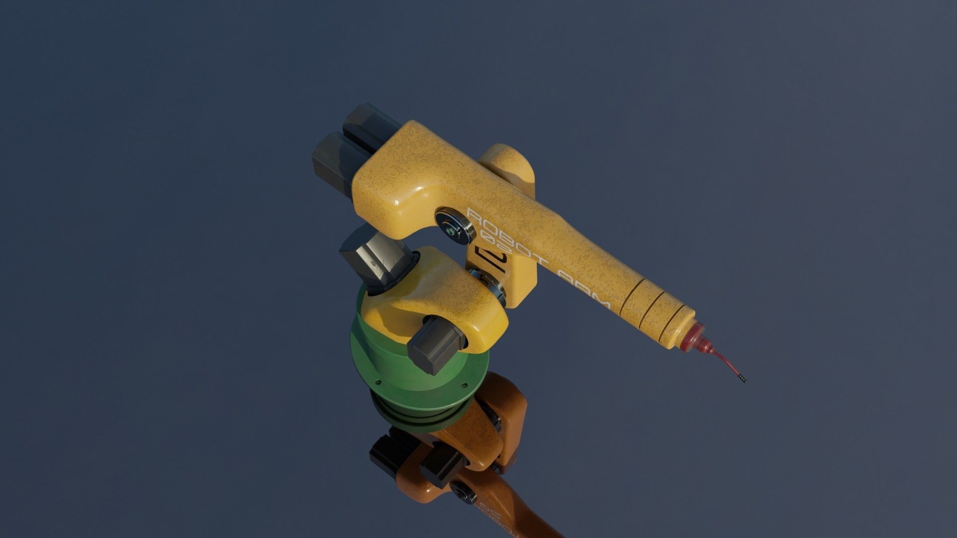 Mechanical ARM Low-poly 3D model_22