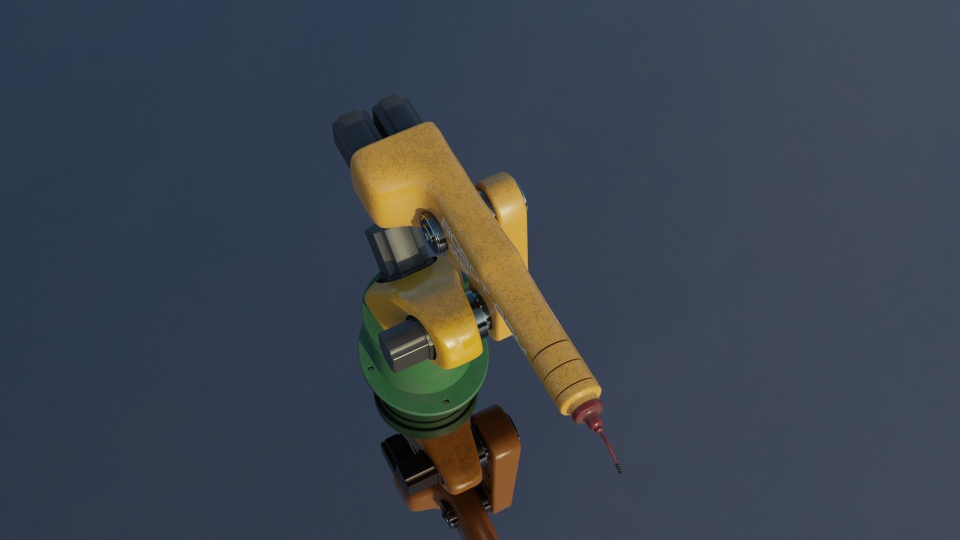 Mechanical ARM Low-poly 3D model_18