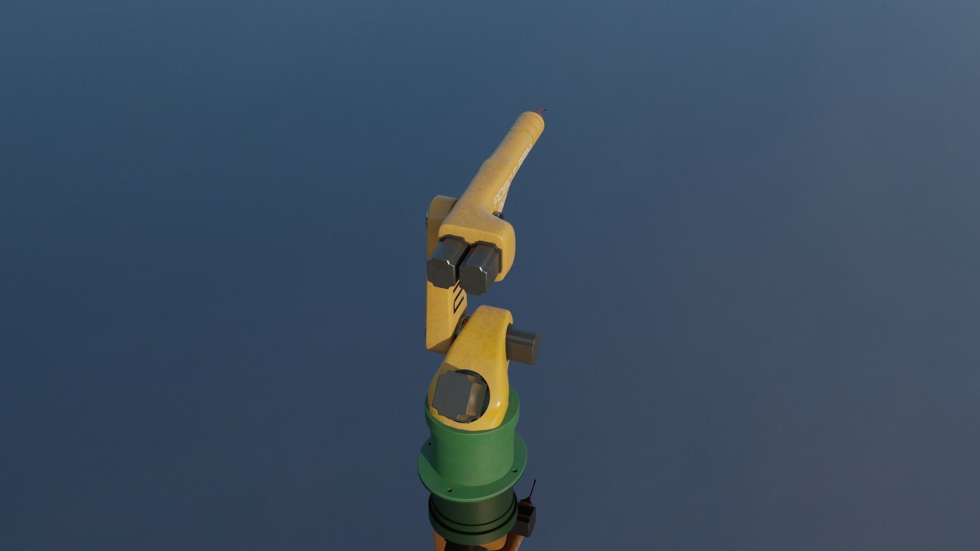 Mechanical ARM Low-poly 3D model_6