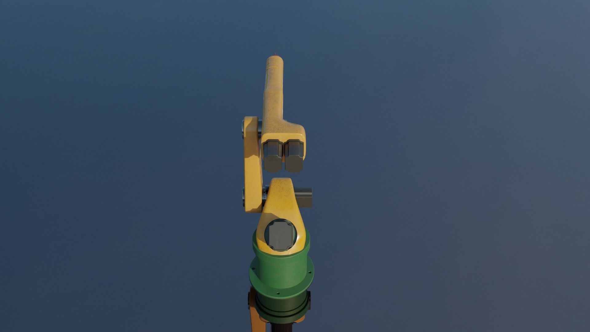 Mechanical ARM Low-poly 3D model_7