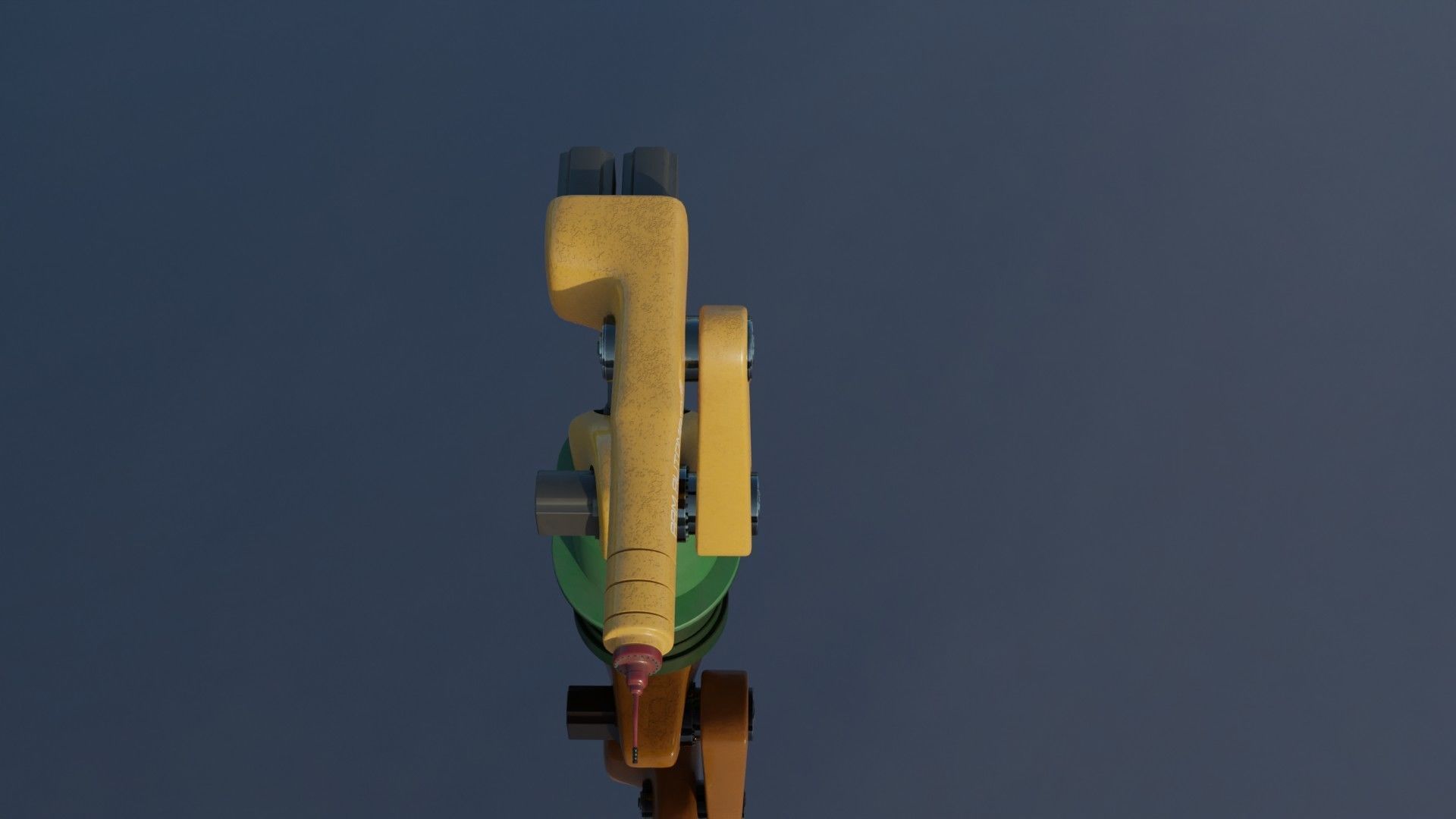 Mechanical ARM Low-poly 3D model_16