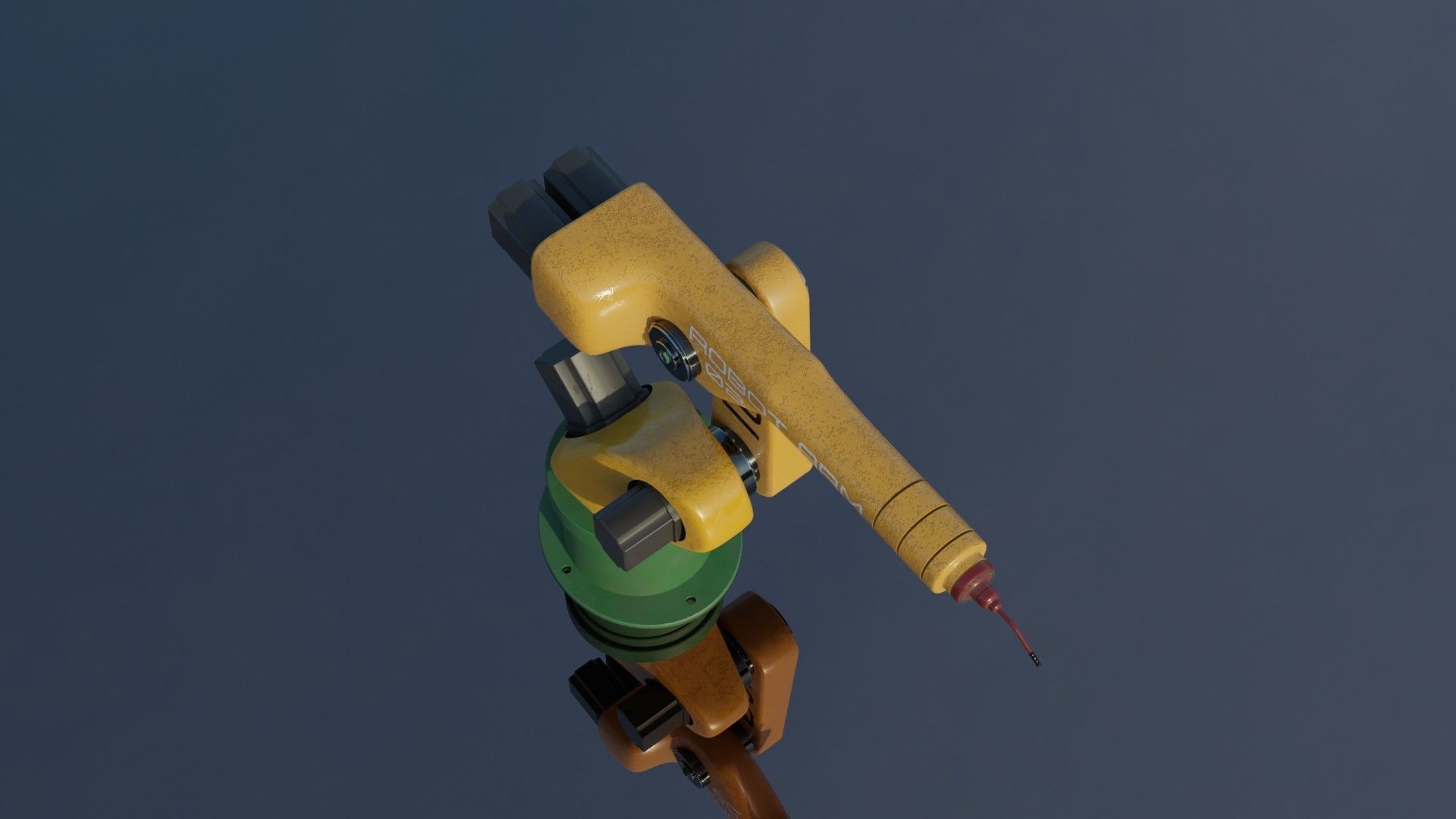 Mechanical ARM Low-poly 3D model_19