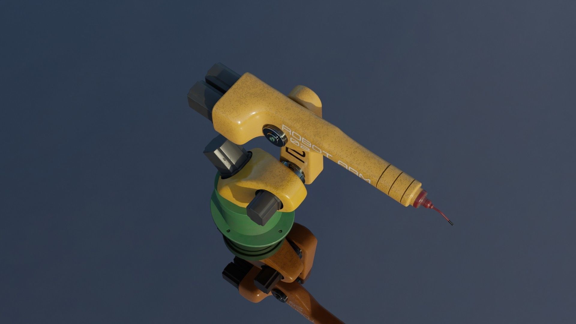 Mechanical ARM Low-poly 3D model_21