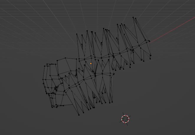 Creepy Humanoid Teeth Set Low-poly 3D model_18