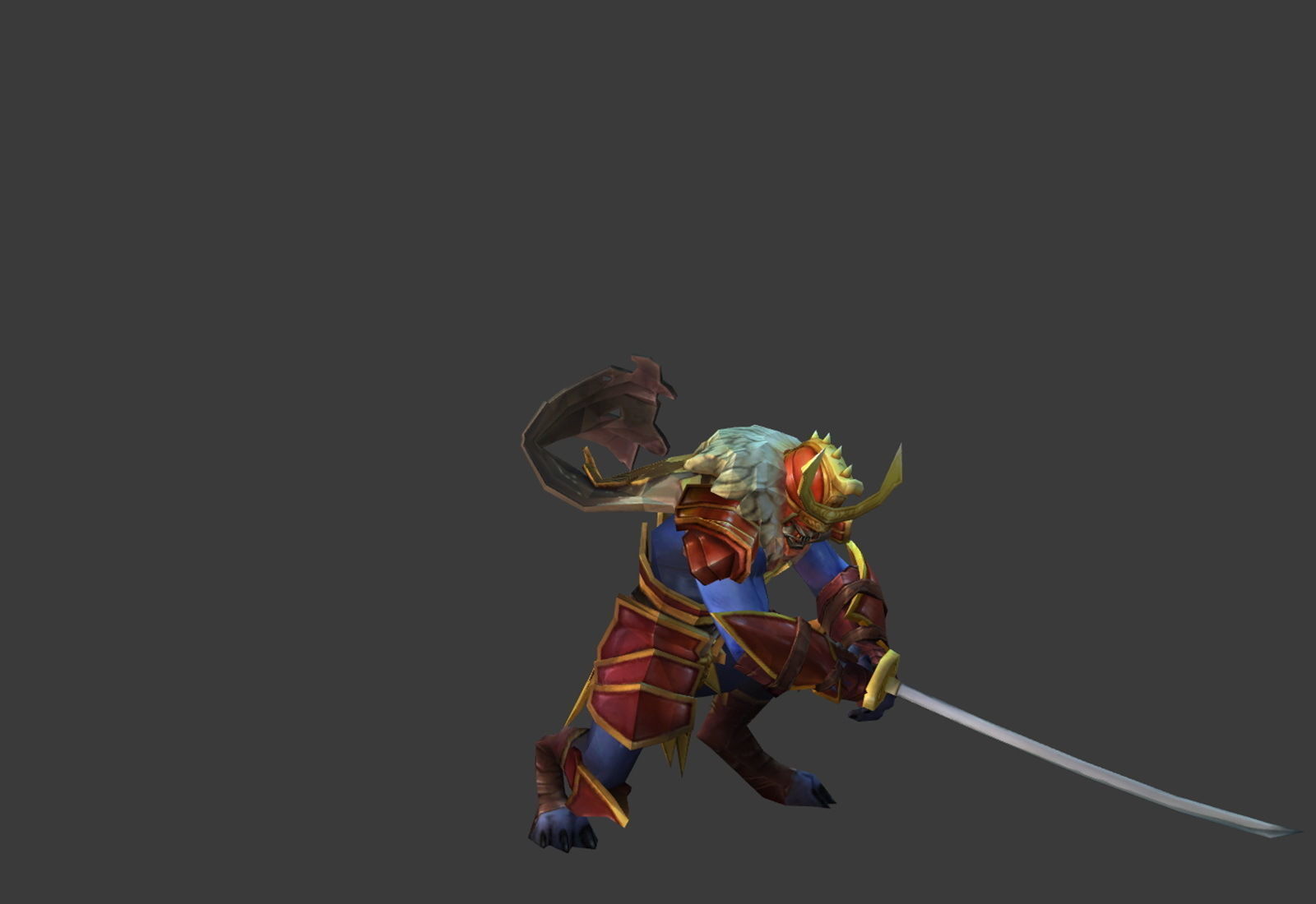 Fantasy Chess RPG Character - Sodoom Low-poly 3D model_6