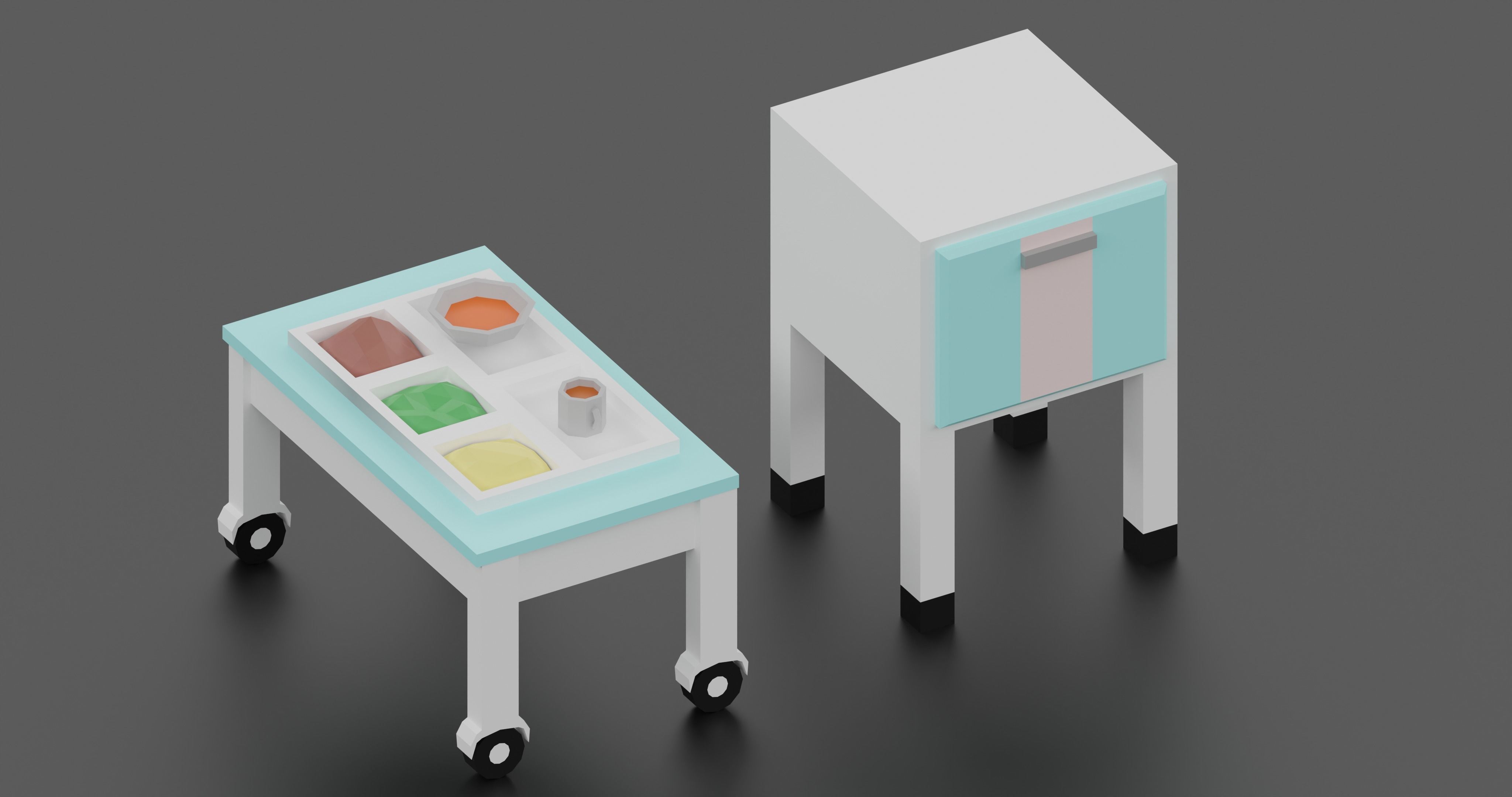 Low poly Medicine asset Low-poly 3D model_8