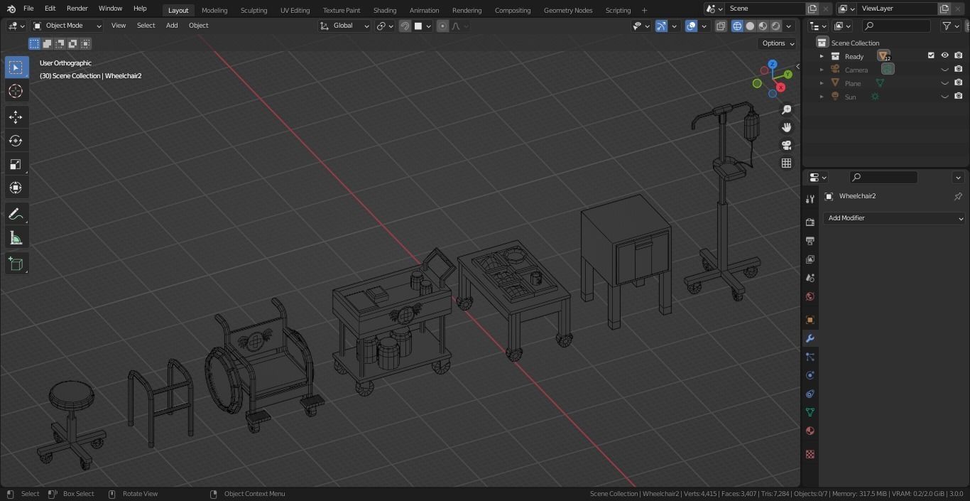 Low poly Medicine asset Low-poly 3D model_11