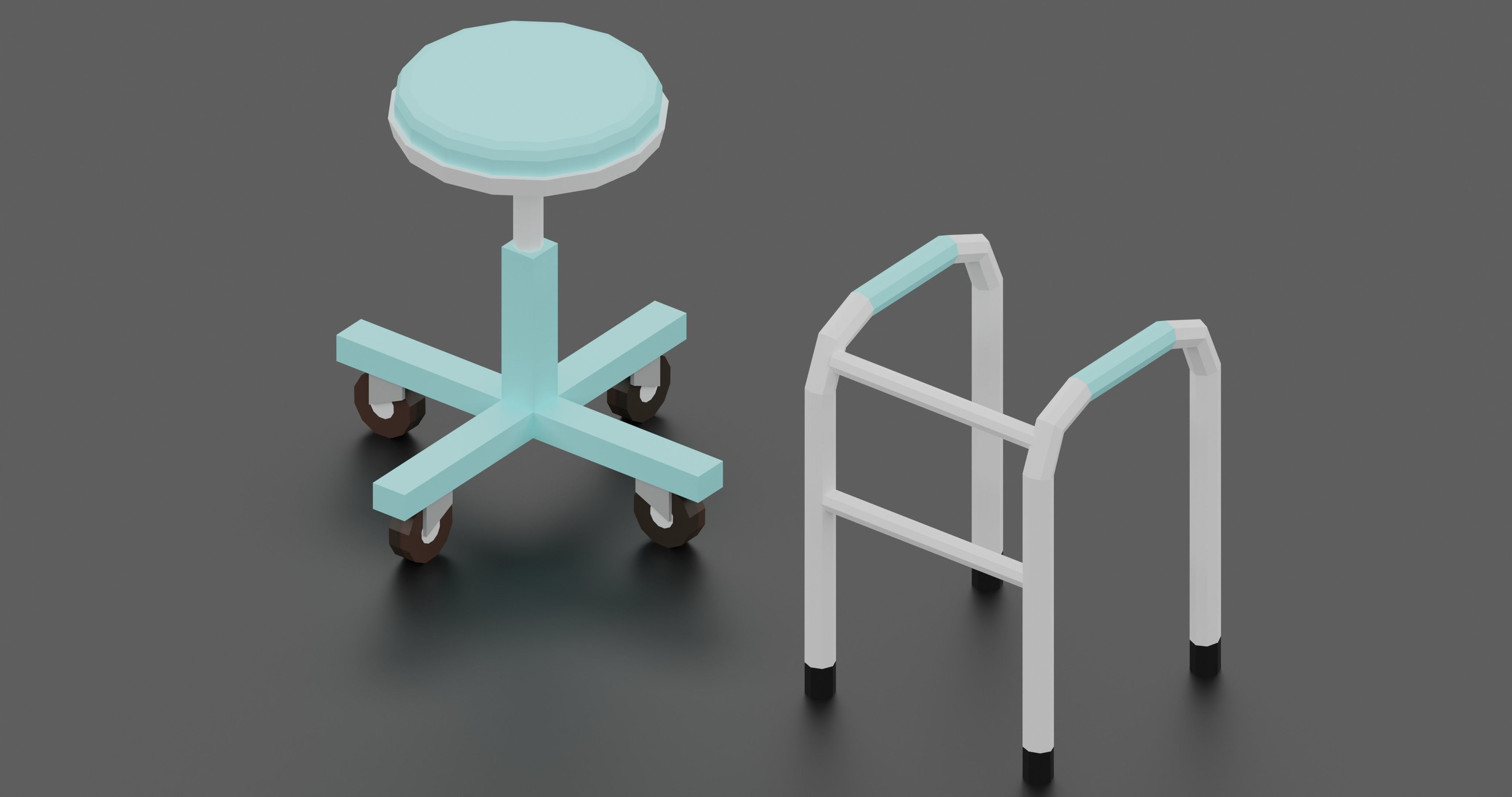 Low poly Medicine asset Low-poly 3D model_6